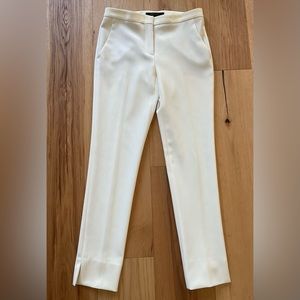 BCBG MAXAZRIA Ivory Slim Leg Pant, Size X-Small